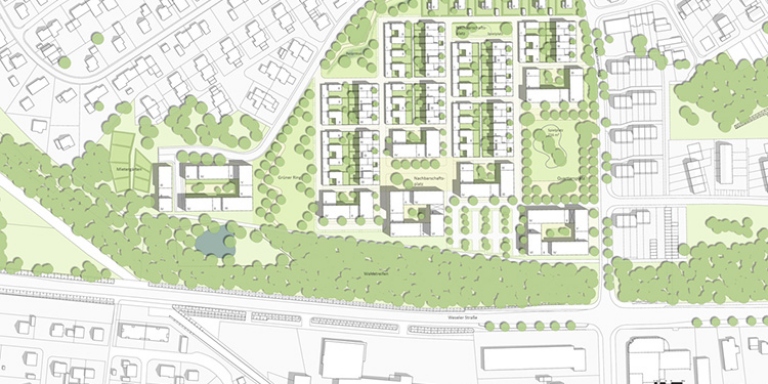  - Meckmannweg / Schwarzer Kamp, Münster | rheinflügel severin – Björn Severin