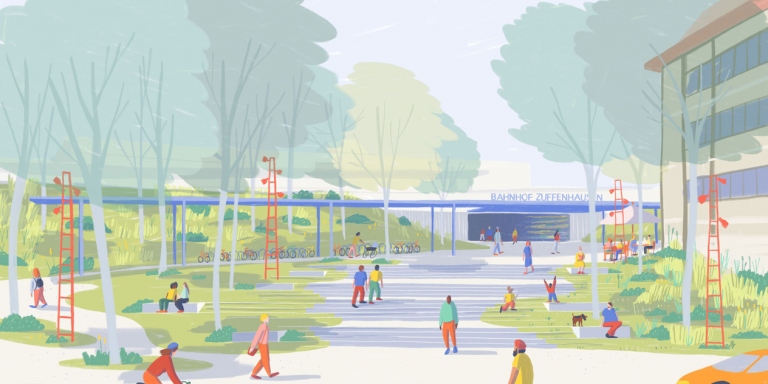 - Bahnhofspark Stuttgart-Zuffenhausen | rheinflügel severin – Björn Severin